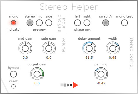 Stereo Helper vst plugin gratuit